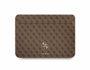 Guess Sleeve GUCS13G4GFBR 13" Pouzdro na notebook / tablet Guess 13" Saffiano Big Logo 4G hnědé