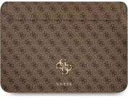 Guess Sleeve GUCS13G4GFBR 13" Pouzdro na notebook / tablet Guess 13" Saffiano Big Logo 4G hnědé