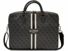 Guess PU 4G Printed Stripes Computer Bag 15/16" Black Gue...
