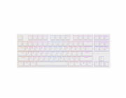 Genesis herní mechanická klávesnice THOR 404/RGB/Khail Box Brown/Drátová USB/US layout/Bílá