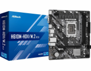 ASRock MB Sc LGA1700 H610M-HDV/M.2 R2.0, Intel H610, 2xDDR4, 1xDP, 1xHDMI, 1xVGA, mATX
