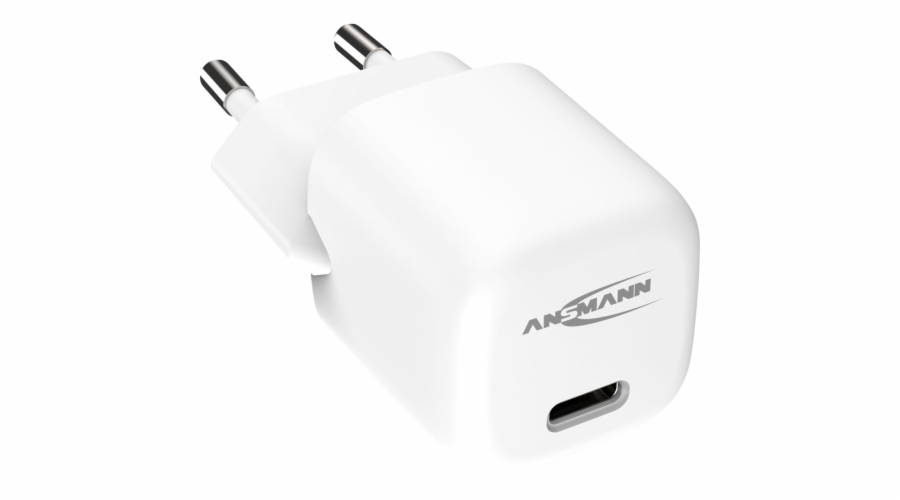 Ansmann Home Charger HC120PD GaN Mini, 3A/20W USB-C 1001-0153