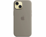Apple Silikonové s MagSafe iPhone 15, jílově šedá MT0Q3ZM/A iPhone 15 Silicone Case with MS - Clay