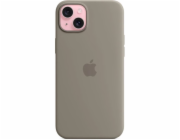 Apple Silikonové s MagSafe iPhone 15 Plus, jílově šedá MT133ZM/A Apple iPhone 15 Plus Silicone Case s MagSafe - Clay