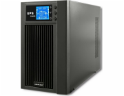 Qoltec Zasilacz awaryjny UPS On-line | Pure Sine Wave | 3kVA | 2.4kW | LCD | USB