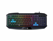 Klávesnice Genius K215 USB CZ+SK black