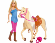 Panenka Barbie + základní kůň