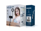 GEMBIRD selfie kampička LED ring s držákem telefonu, USB