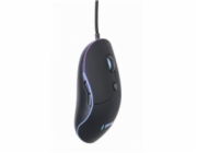GEMBIRD myš MUS-UL-02, podsvícená, černá, 2400DPI, USB