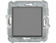 Karlik Mini jednopólový spínač, matně šedý (27MWP-1)