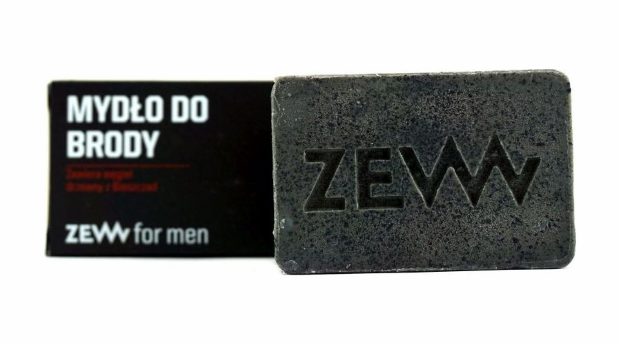 Zew for Men ZEW FOR MEN_Mýdlo na vousy obsahuje dřevěné uhlí z Bieszczad 85ml
