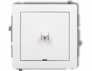 Karlik Deco jednopólový vypínač, americký styl, bílý (DWPUS-1)