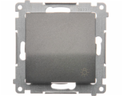 Tlačítko Kontakt-Simon Light antracitové - DS1.01/48