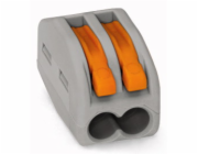 Wago 2vodičový instalační konektor s uvolňovací páčkou (222-412)