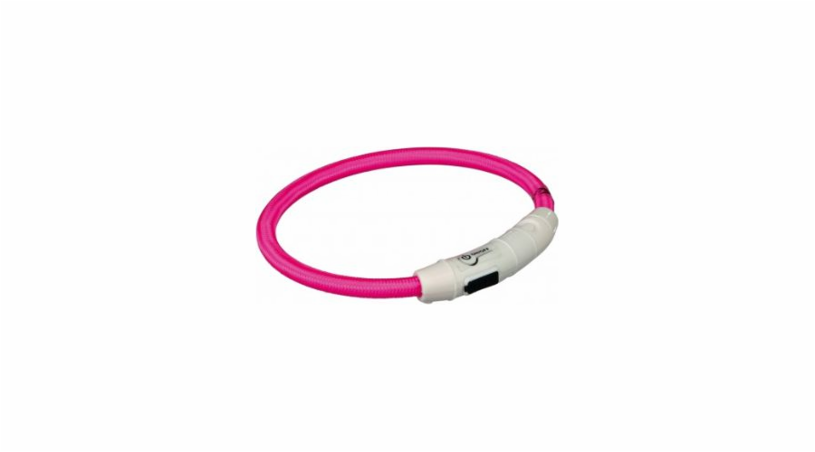 USB flash prsten Trixie, L–XL: 65 cm/o 7 mm, růžový