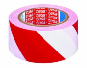Tesa výstražná samolepicí páska 33m 50mm červenobílá (H6076092)
