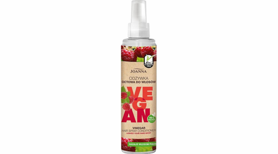 Joanna Joanna Vegan Vinegar vlasový kondicionér pro lesk ve spreji - všechny typy vlasů 150 ml