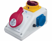 Pawbol Stacionární rozvaděč R-BOX KOMPAKT 1x16A/5P 1x250V, vyp. L/R (B.165LP)