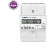 Orno 3-fázový elektroměr, 80A, MID, 3 moduly, DIN TH-35mm