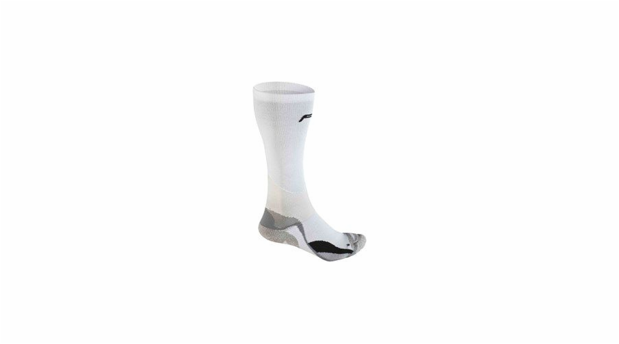 Pojistka RUNNING COMPRESSION PERFORMANCE pánské běžecké ponožky, bílé a šedé, velikosti 47-49