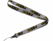 DMT Bílá šňůrka na krk s logem