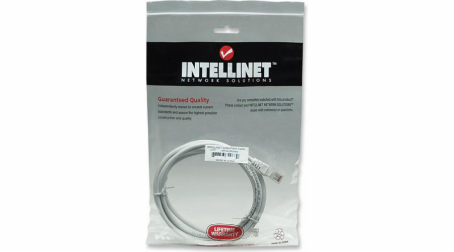 Intellinet Network Solutions Patch kabel Cat5e UTP 3m bílý (320696)