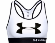 Grafická podprsenka Under Armour Under Armour Mid Keyhole 1344333-100 bílá XS