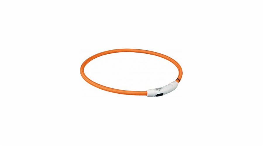 USB flash prsten Trixie, M–L: 45 cm/O 7 mm, oranžový