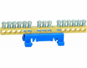 Simet Připojovací svorka pro TS35, neutrální N, 15pólová, 15x16mm2 870N/15 modrá (89814003)