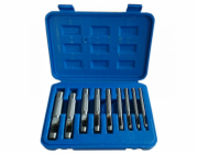 Dedra Děrovačky na otvory v měkkých materiálech v kufru 9 ks. (07B009)