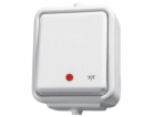 Tlačítko Schneider Electric Light podsvícené bíle - WNT10...