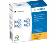 Herma Samolepící etikety 2x / 10 x 22mm Modrá a bílá (4887)