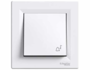Bílé zvonkové tlačítko Schneider Electric Asfora - EPH0800221
