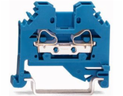 Wago 2vodičová svorkovnice 4mm2 modrá (281-104)
