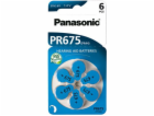 Baterie do sluchadla Panasonic PR44 6 ks.