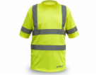 Pánské reflexní tričko Dedra, žluté, velikost L (BH81T1-L)