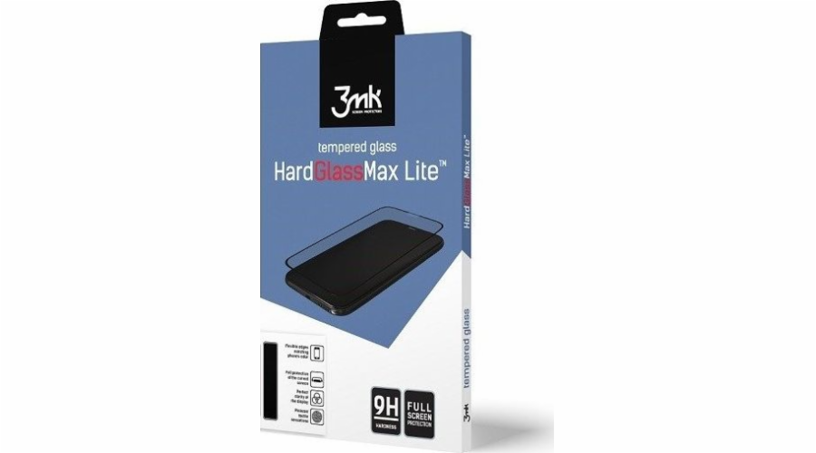 3MK Tvrzené sklo 3MK HardGlass Max Lite Motorola Moto G100 5G černé