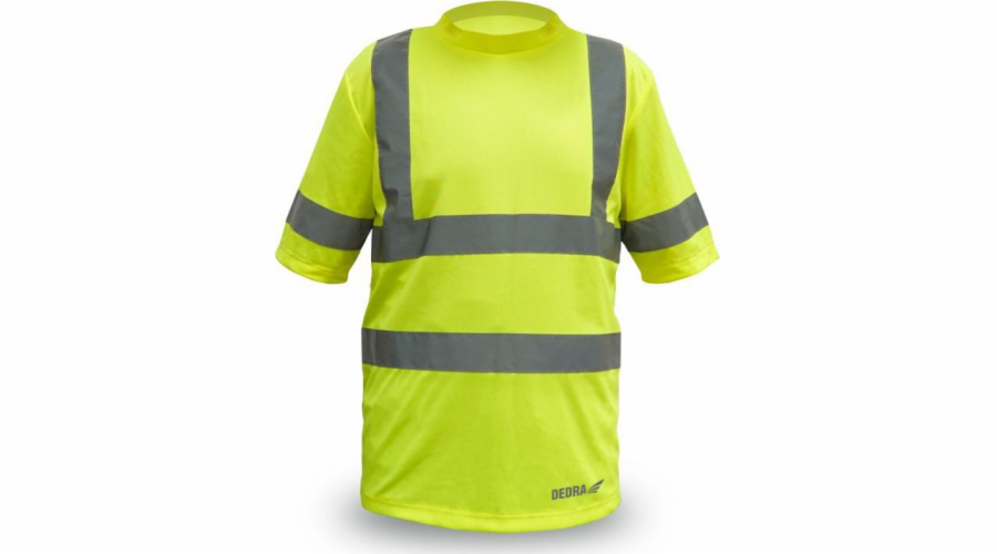 Pánské reflexní tričko Dedra, žluté, velikost XXL (BH81T1-XXL)