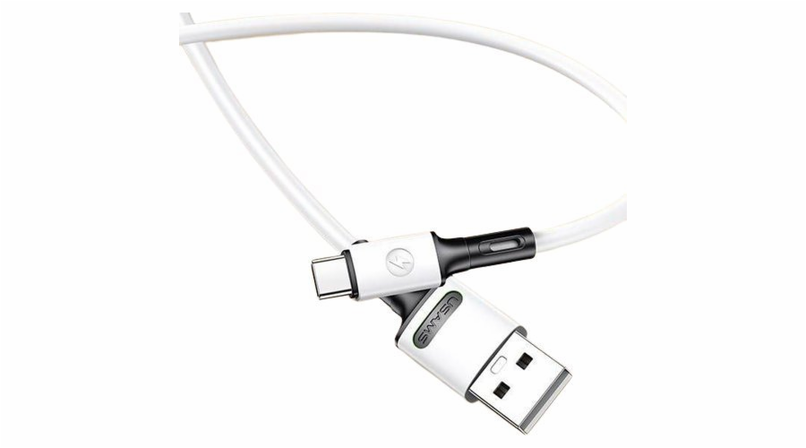 Usams USAMS USB kabel U52 USB-C 2A Fast Charge kabel 1m bílý/bílý SJ436USB01 (US-SJ436)