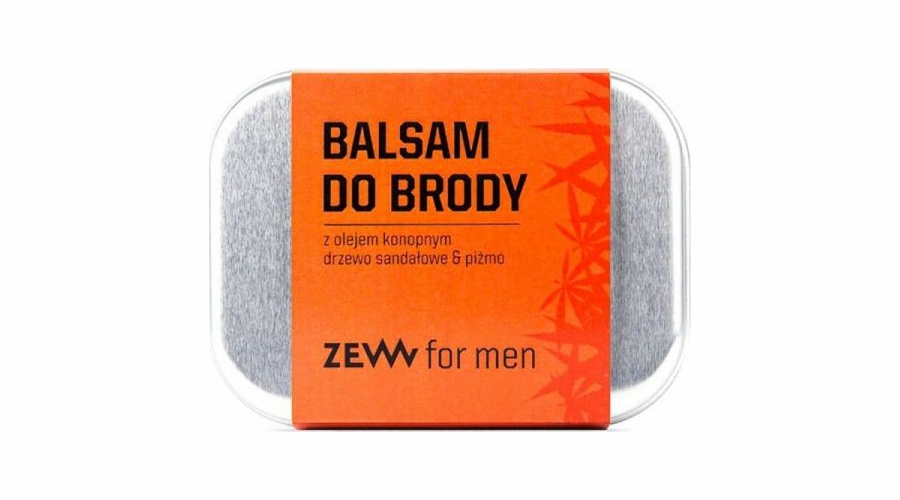 Zew for Men ZEW FOR MEN_Balzám na vousy obsahuje konopný olej, santalové dřevo a pižmo 80ml