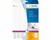 Štítky Herma Slide, bílé, 43,2 x 8,5 mm, pro všechny diarámečky, matný papír, 25 listů (5071)