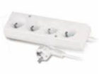 Plastrol 4-zásuvkový prodlužovací kabel 10A 3m bílý PS-47...