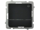 Ospel Bell Button Sonata 10AX IP20 s černým podsvícením (...
