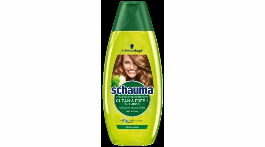 Šampon na vlasy Schwarzkopf Schauma Apple, Kopřiva 400 ml