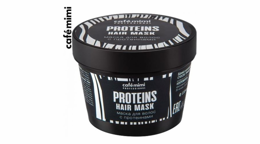 Cafe Mimi maska s proteiny - pro řídké a lámavé vlasy 110 ml