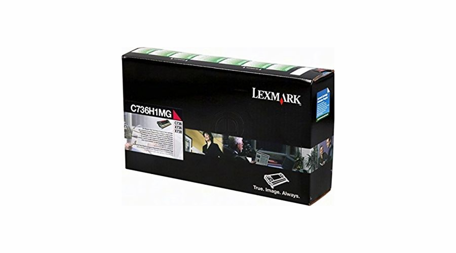 Toner Lexmark purpurový | návrat | 10000 stran | C736/X736/X738
