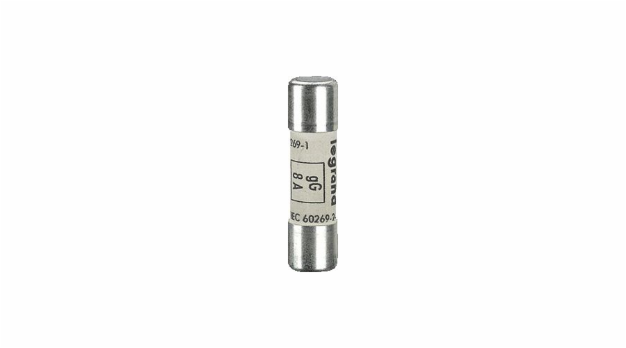 Legrand Cylindrická pojistková vložka 10x38mm 8A gL 500V HPC (013308)