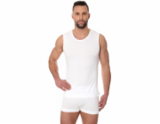 Pánská bavlněná vesta Brubeck Comfort, bílá, velikost XL (SL00068A)