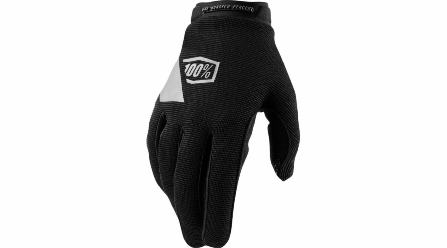 100% rukavice 100% RIDECAMP Dámská rukavice černá vel. S (délka ruky 168-174 mm) (NOVINKA)