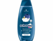 Schauma SCHAUMA_Kids Shampoo and Showergel šampon pro všechny typy vlasů a sprchový gel pro děti Blueberry 400ml